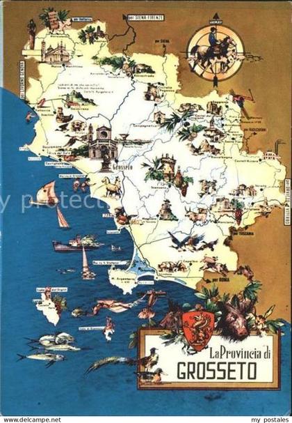 Grosseto Toscana Lageplan