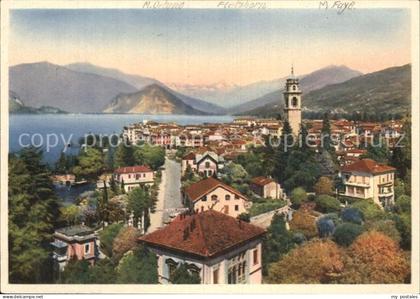 Pallanza Lage Maggiore Panorama Kuenstlerkarte
