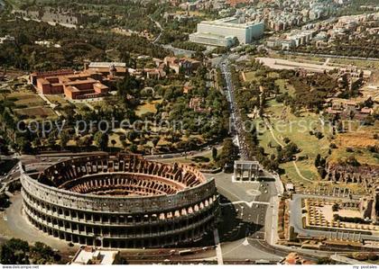 Rom Roma Fliegeraufnahme Colosseum