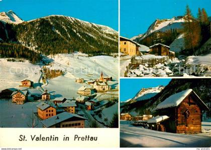 St Valentin Prettau Winterpanorama Ahrntal Valle Aurina
