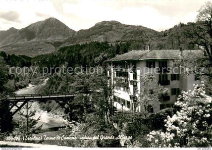 Trentino Terme di Comano veduta del Grande Albergo