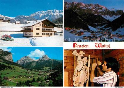 Wolkenstein Groeden Pension Waltoy Holzschnitzer