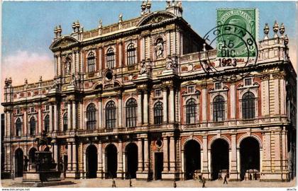 CPA TORINO Palazzo Carignano e Monumento a Carlo A. ITALY (540456)