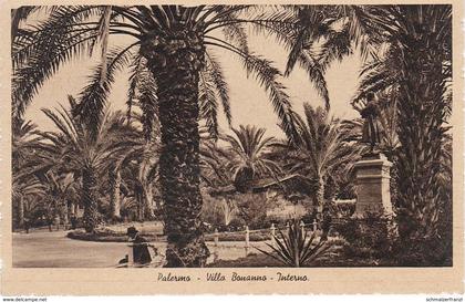 AK Palermo Villa Bonanno Interno Sicilia Sizilien Italia Italien bei Mondello Bagheria Monreale Torretta