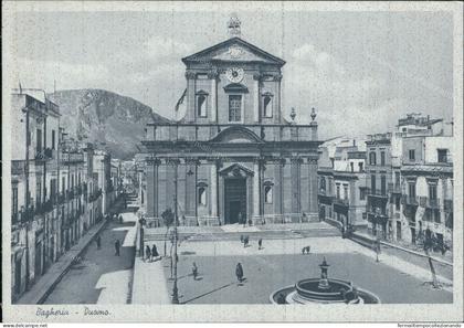 cz90 cartolina bagheria duomo provincia di palermo sicilia