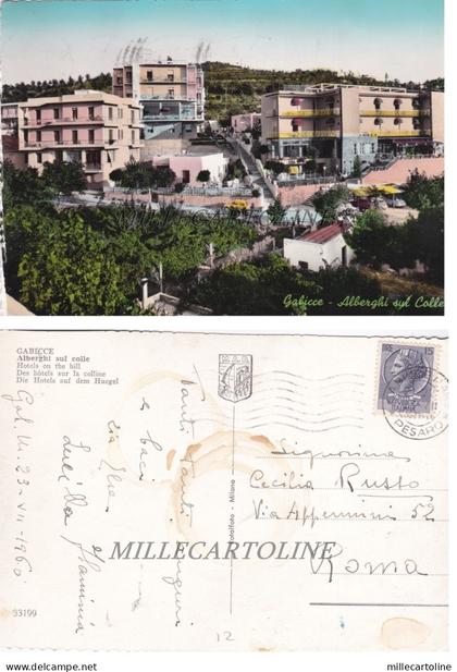 GABICCE: Alberghi sul Colle  1960