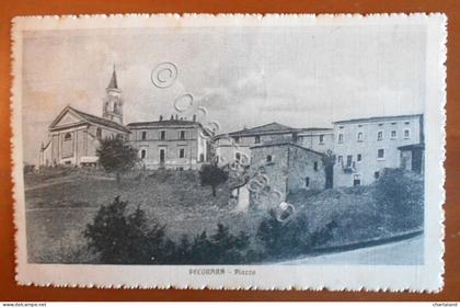 Cartolina Pecorara (Emilia-Romagna) - Piazza - 1917