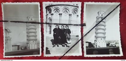 3 photos - Pisa 1934