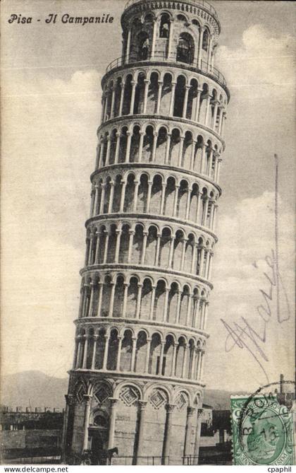 CPA Pisa Il Campanile