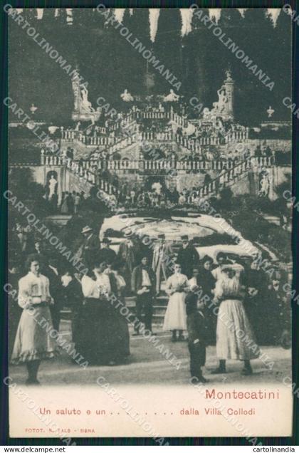 Pistoia Montecatini cartolina KVM0925