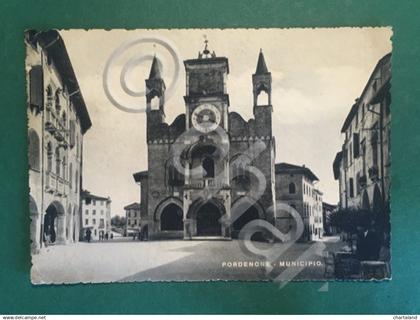 Cartolina Pordenone - Municipio - 1959