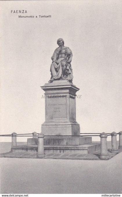 FAENZA - Monumento a Torricelli