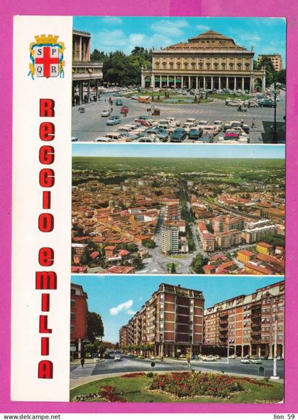 314093 / Italy > Emilia-Romagna > Reggio nell'Emilia Emilia - Aerial view Panorama city Building Teatro Municipale PC