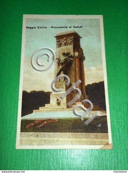 Cartolina Reggio Emilia - Monumento ai Caduti 1931