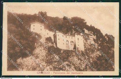 Rieti Greccio cartolina KVM0881