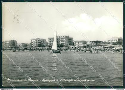 Rimini Miramare di Rimini Foto FG cartolina KV6988