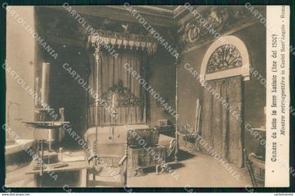 Roma Città Mostre Retrospettive Castel Sant'Angelo Camera Letto cartolina MX2503