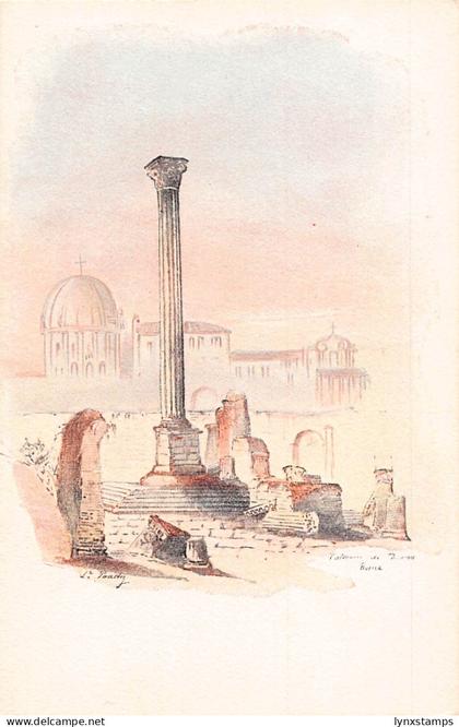 A935 Italy Rome Roma Column of Phocas litho postcard