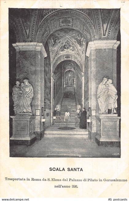 B377 Italy Roma Rome Scala Santa vintage postcard