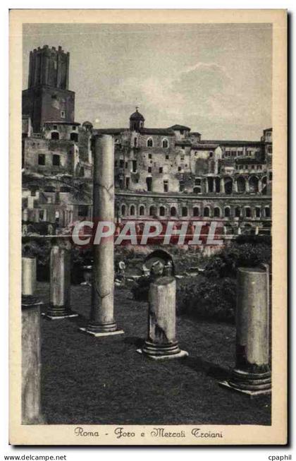 CPA Italie Italia Roma Foro e Mercati Troiani