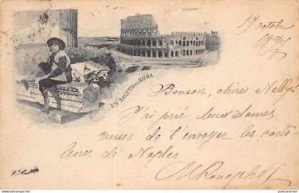 Italia - ROMA - Un Saluto da Roma - Anno 1897