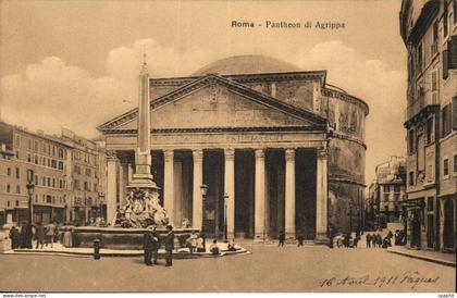 Italie - Italia - Roma - Rome - Pantheon di Agrippa CPA