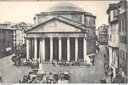 Italy Pantheon Rome Roma vintage postcard B813