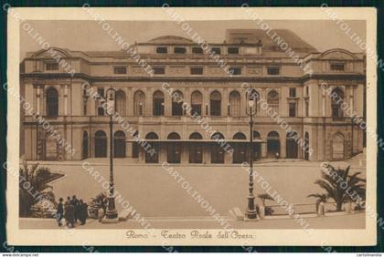 Roma Città Teatro Reale dell'Opera cartolina MX2581