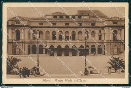 Roma Città Teatro Reale dell'Opera cartolina MX2581