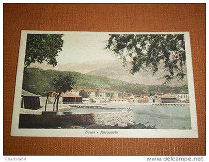 Cartolina Sapri - Aeroporto 1930 ca