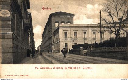 TORINO CITTÀ - MODIANO - Via Accademia Albertina e Ospedale San Giovanni - NV - #161