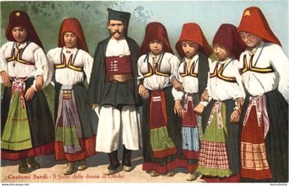 Costumi Sardi - Il ballo delle donne di Ollolai