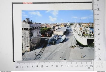 PORTO TORRES Sardegna : Porto / bateau ferry boat COSTA BERLINO Lübeck ship Schiff maritime vessel / truck camion