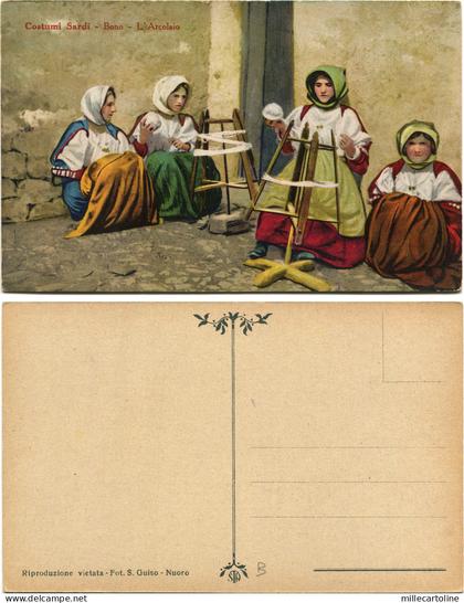 COSTUMI SARDI, BONO (SASSARI), DONNE ALL'ARCOLAIO, ED. STA         m