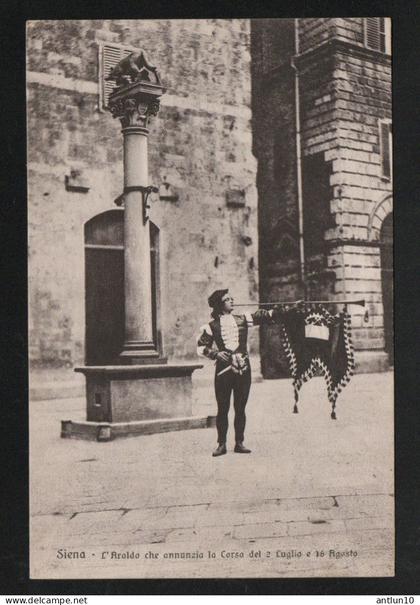 $#$#(AD2511)-ITALIA- SIENA-Il Palio di Siena - L'Araldo che annunzia la Corsa,   nuova  Edizioni Venturini Siena
