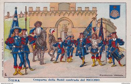 SIENA: comparsa della Contrada del "Nicchio" -  edit. Corsi & Guerrini