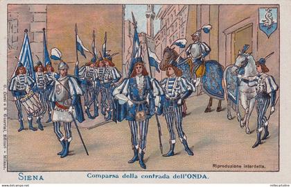 SIENA: comparsa della Contrada dell'  "Onda" -  edit. Corsi & Guerrini