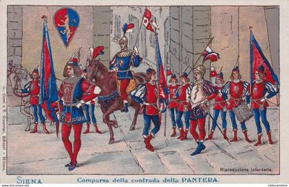 SIENA: comparsa della Contrada della "Pantera" -  edit. Corsi & Guerrini