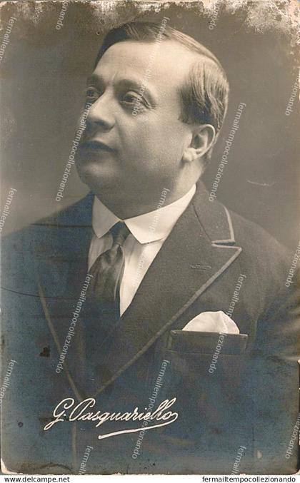 de264 cartolina  personaggi famosi g.pasquariello