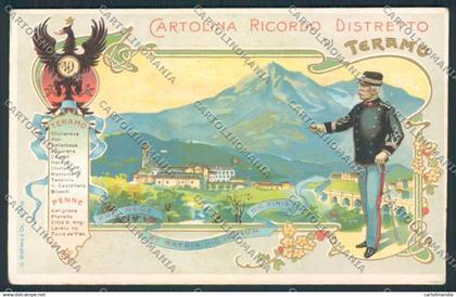 Teramo Penne cartolina RB3838
