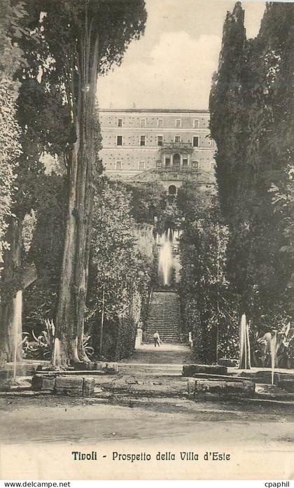 CPA Tivoli Prospetto della Villa d'Este