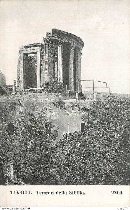 CPA Tivoli Tempio Della Sibilla