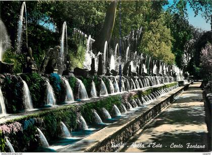 CPM Tivoli Villa d'Este Maintes Fontaines