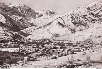 Cartolina - Bardonecchia - Panorama con sfondo Colle Rho - 1962