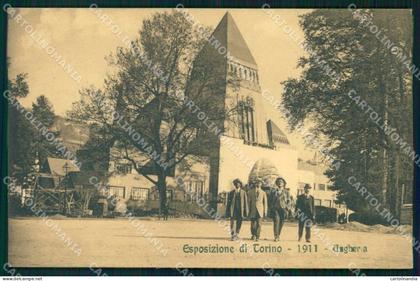 Torino Città Esposizione Padiglione Ungheria cartolina MZ9940