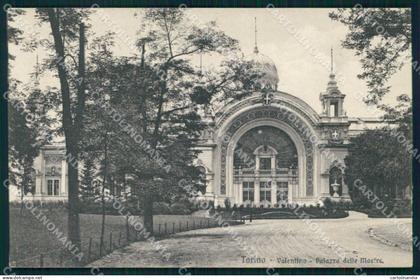 Torino Città Valentino Palazzo Mostre Brunner 12391 cartolina MZ9015