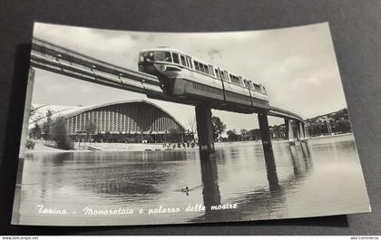Cartolina Torino - Monorotaia e Palazzo delle Mostre