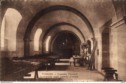 CPA Torino Castello Feudale Camerone degil uomini d Arma