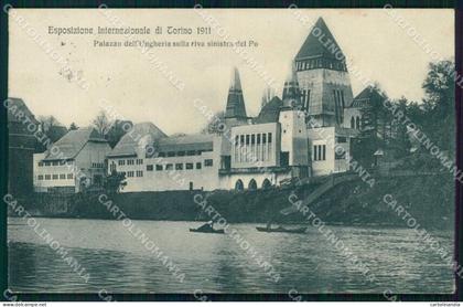 Torino Città Esposizione Ungheria Alterocca 11693 ABRASA cartolina MZ9906