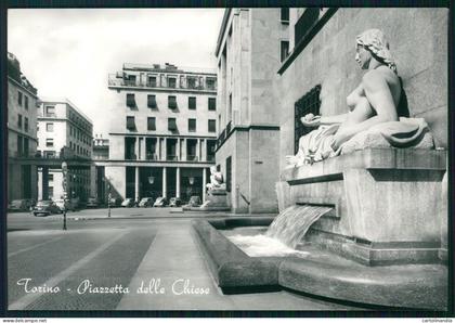 Torino città Piazzetta delle Chiese Foto FG cartolina MZ2553